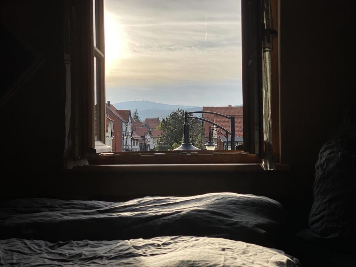 Exklusive Oekologische Ferienwohnung , Innenstadt, Dg 韦尼格罗德 外观 照片